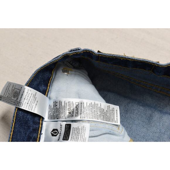 Men's Levi's 550 Relaxed Jeans Regular Size 46x29 Blue 100% Cotton - Picture 8 of 8